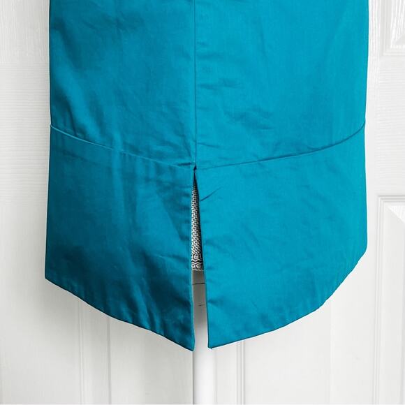 LEWIT Teal Bow Front Camisole Top Asymmetrical - Picture 8 of 12
